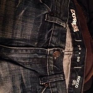 Express Rocco jeans.